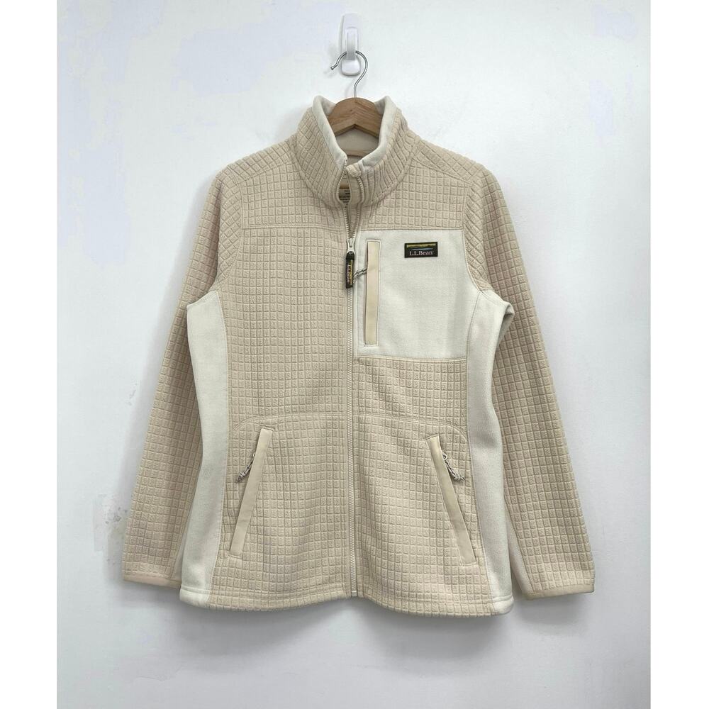 L.L. Bean Mountain Classic Windproof Fleece Jacket Outdoors Cozy Hiking - Medium